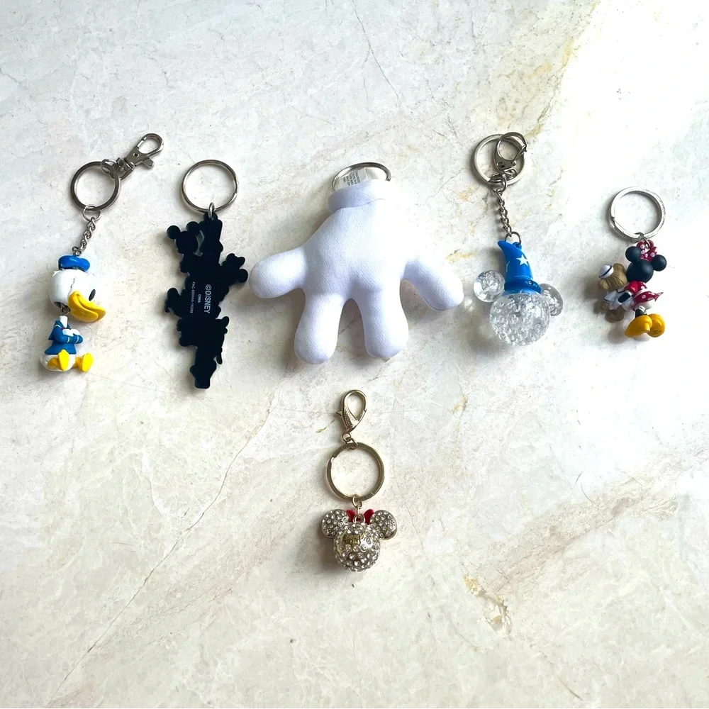 Authentic Disney keychain Mickey Mouse Mini Mouse Donald Duck